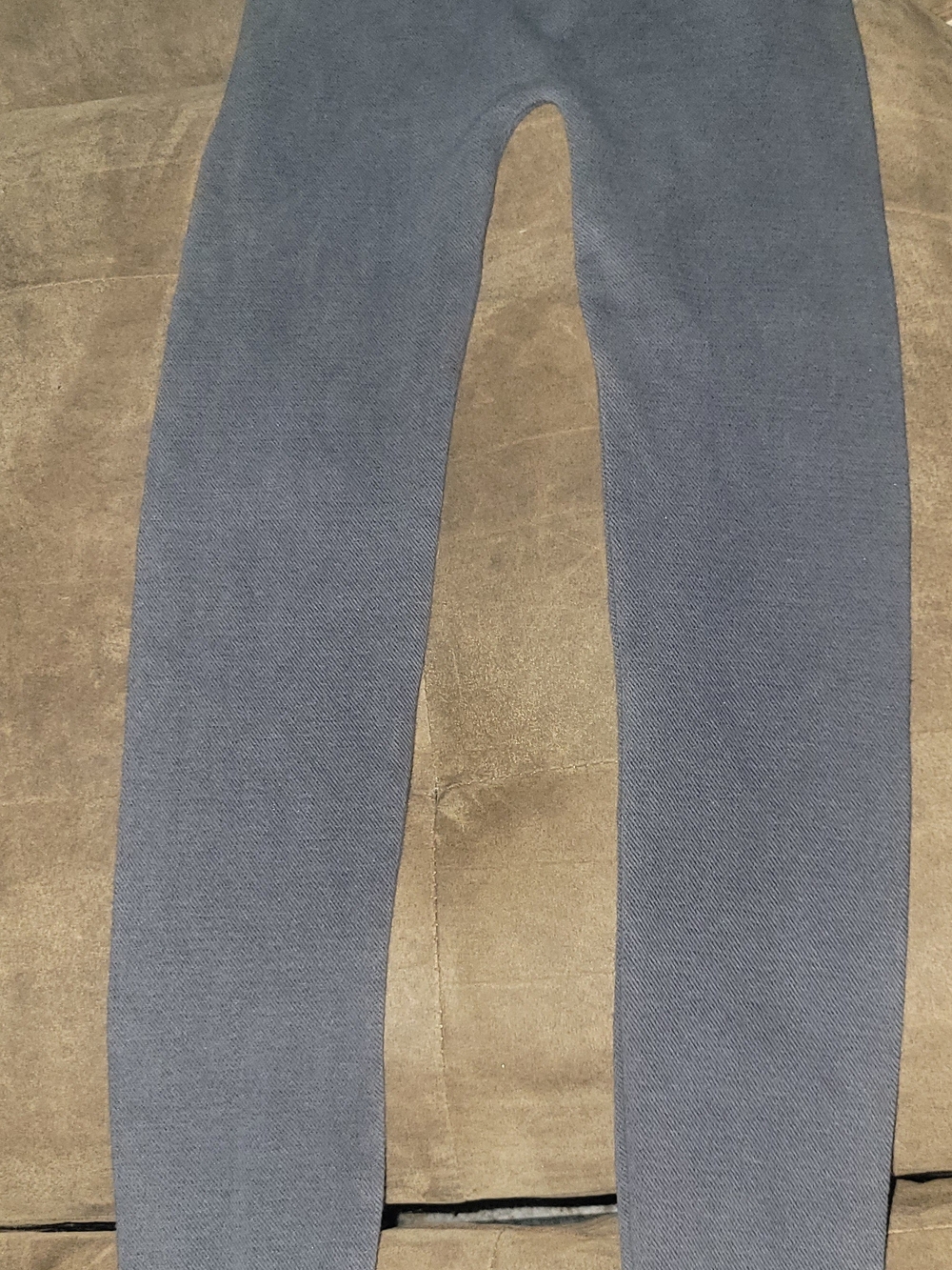 Vera Wang Navy Ribbed Knit Leggings